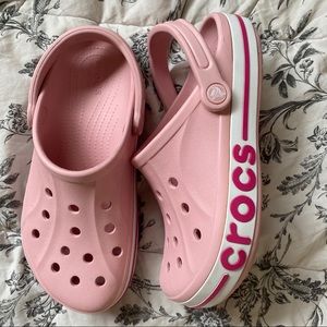 Pink Crocs